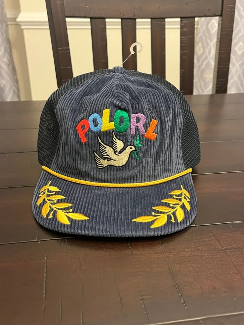 Polo RL Ralph Lauren Peace Love Dove Trucker Hat Cap new One Size